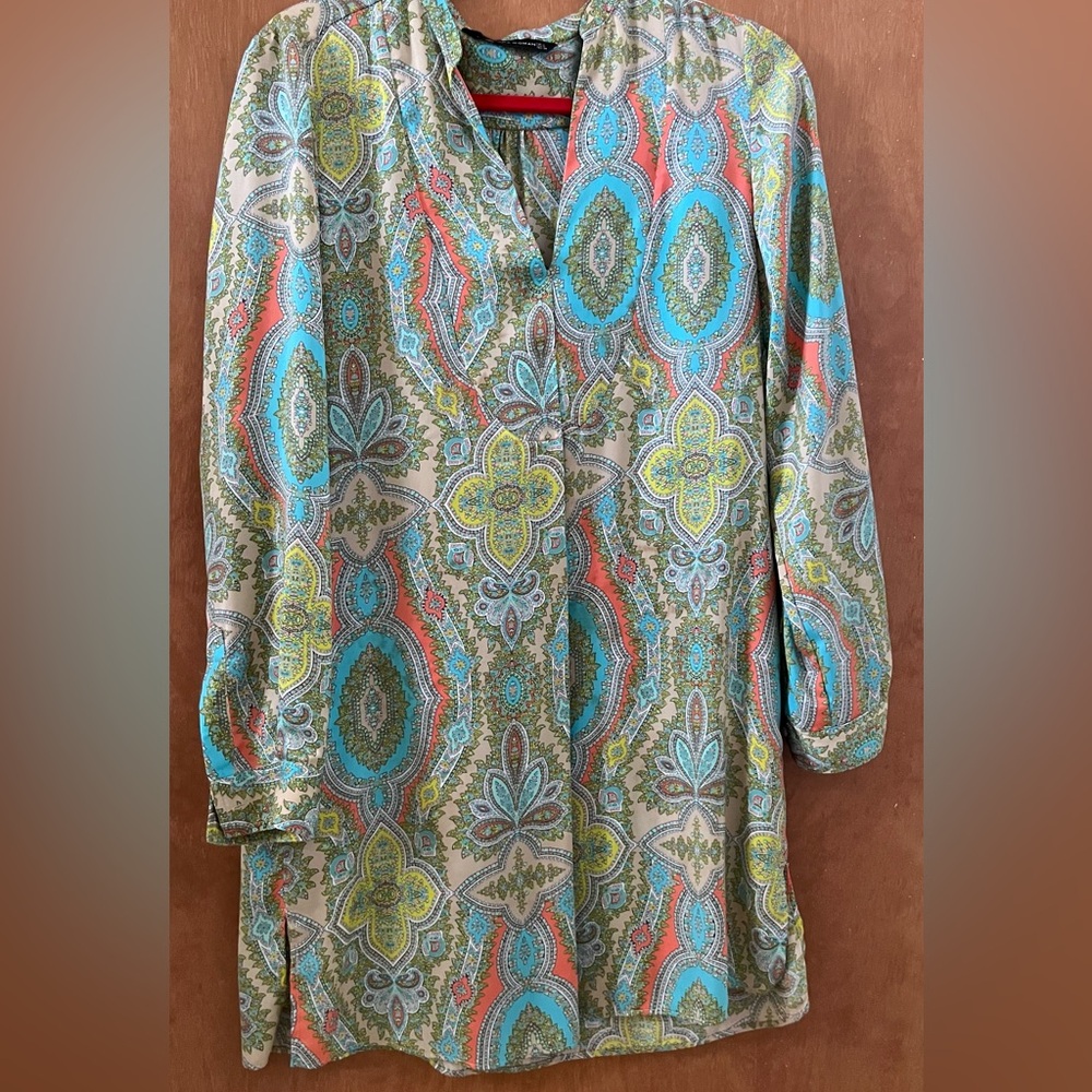 ZARA Medium Tunic Top Printed